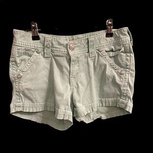 Rock Revival Light Green Size 7 Shorts